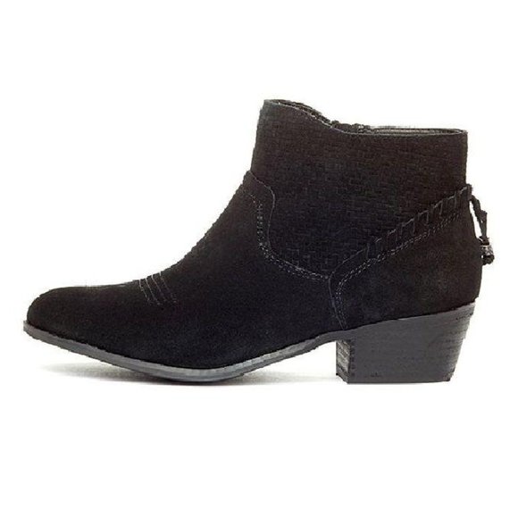 NIB Yellowbox Black Suede Pueblo Bootie, 8.5 - Picture 3 of 6